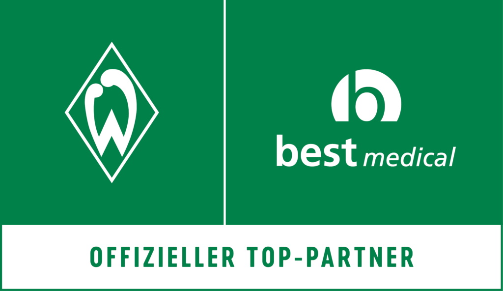 Das Top-Partner Joint-Logo von SV Werder Bremen und best medical