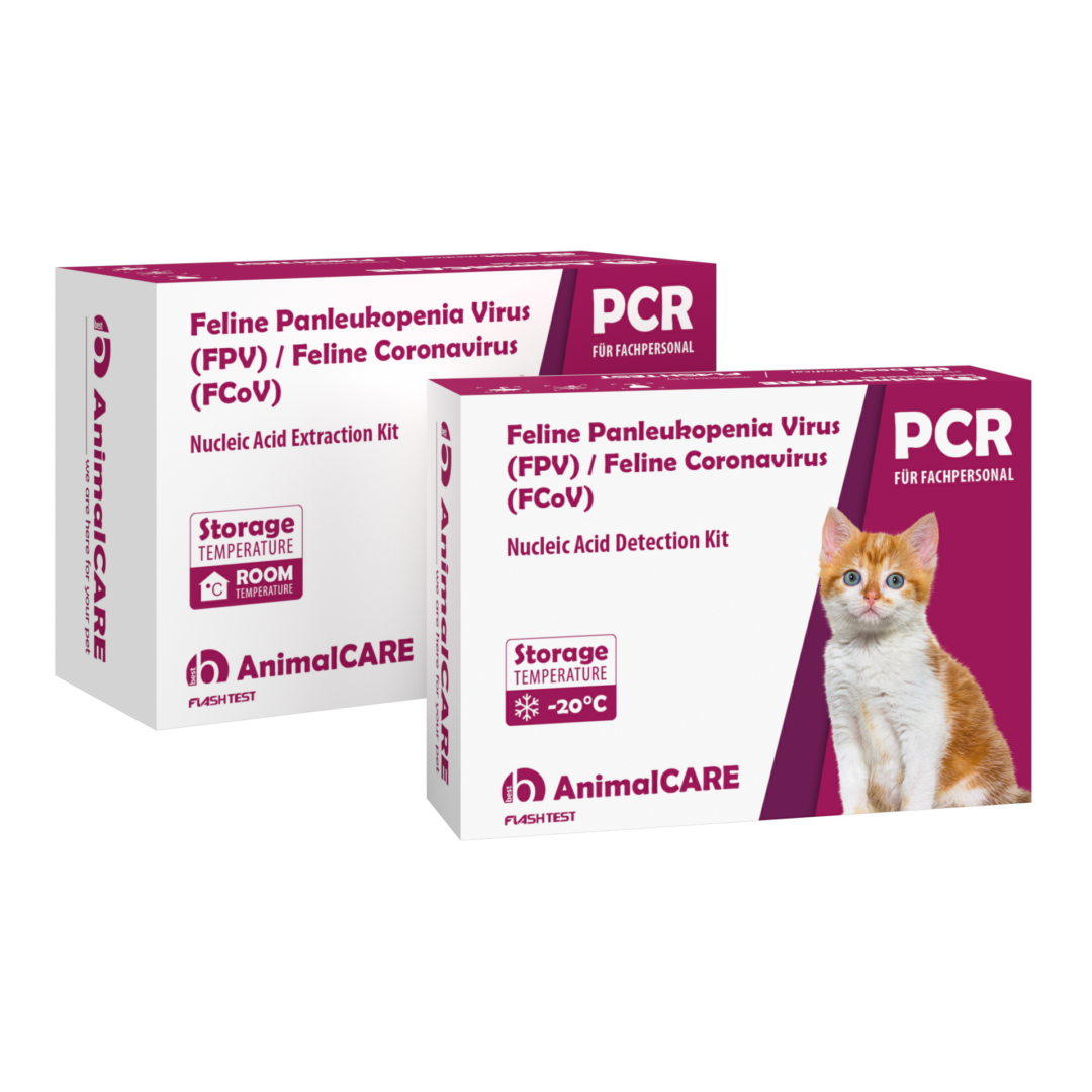 best AnimalCARE PCR Komplettset Feline Panleukopenie Feline Coronavirus