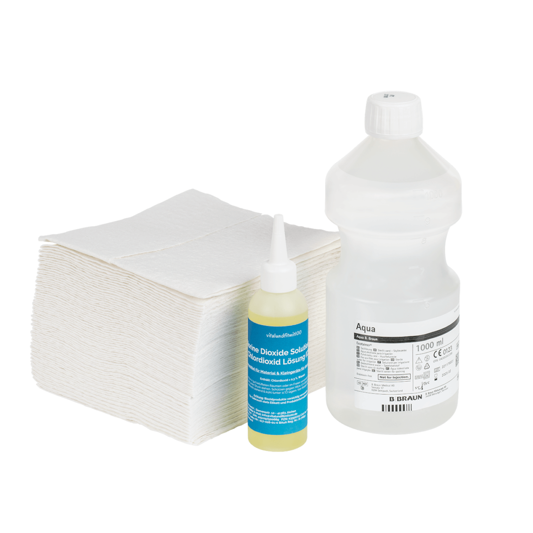Reinigungs- und Dekontaminationsset für Egens PCR-Testgerät