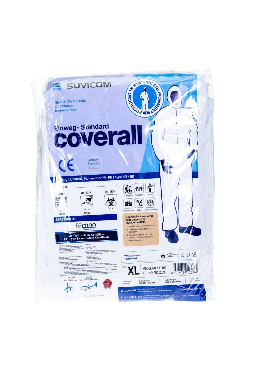 Coverall class 5+6